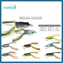 Multi Attractive Color Hand Made Frog Lure Fishing Lure